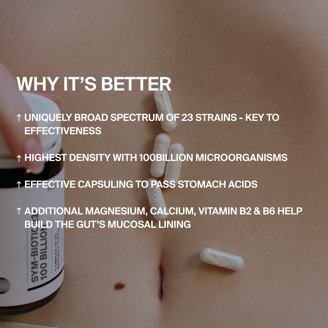 SYM-BIOTIC 23/100 BILLION GUT BACTERIA DOUBLE