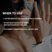ACTIVE CHARCOAL CLEANSING FACE MASK