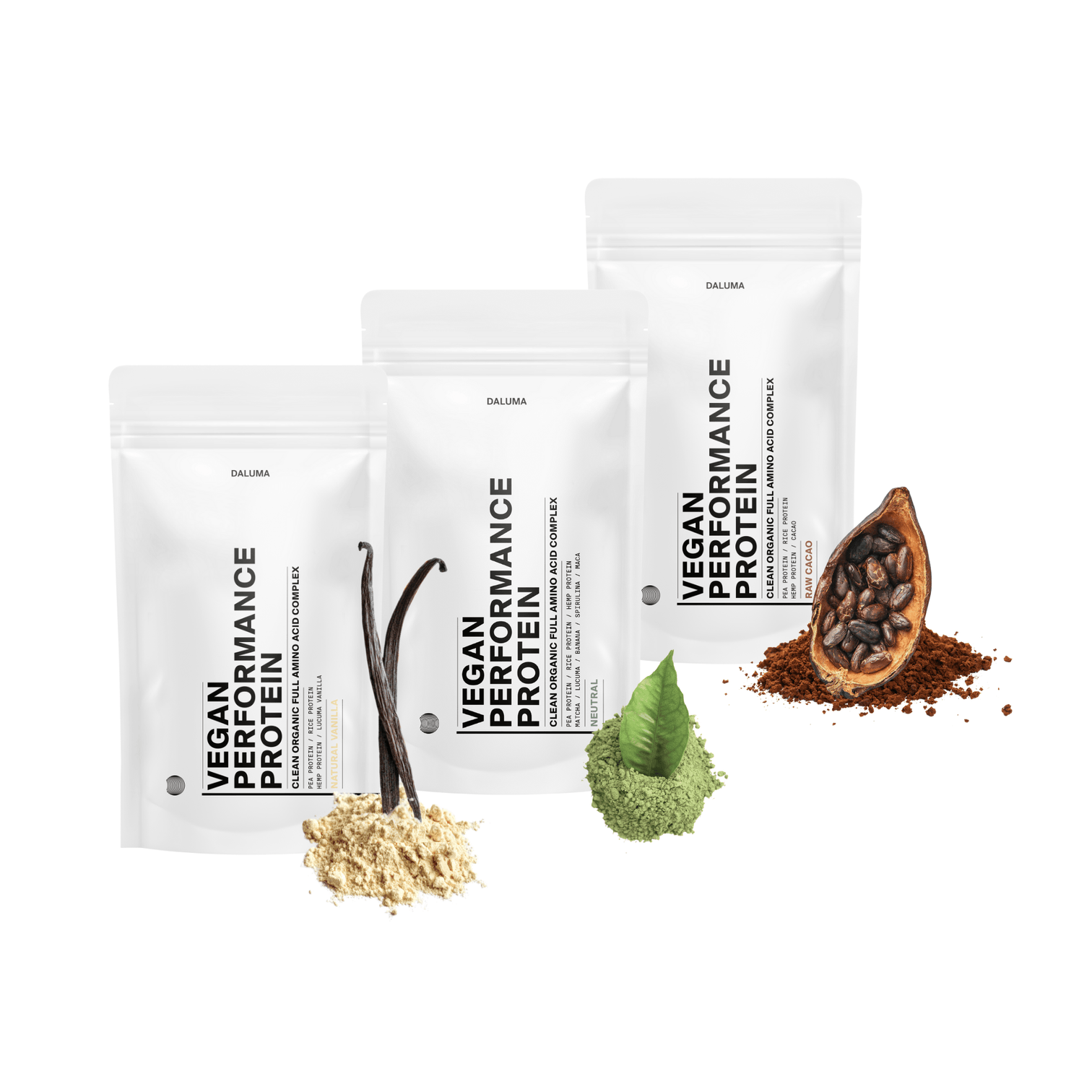 VEGAN PERFORMANCE PROTEIN - ALL FLAVOURS - DALUMA - D - SET - 31